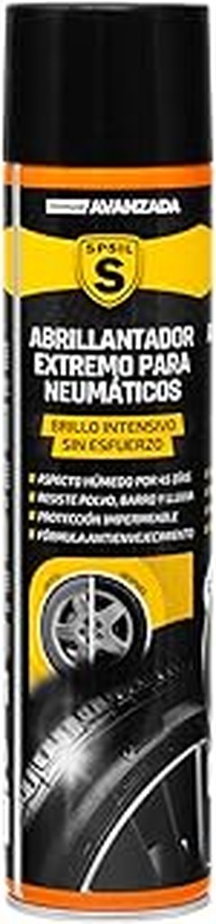 Comparativa de acabados brillo intenso para neumáticos