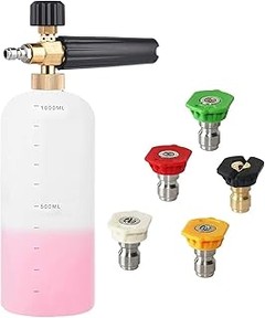 Precio y lugares de compra para cañones de espuma