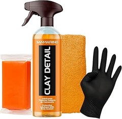 ¿Qué es un lubricante para clay y cómo se utiliza en el detallado del coche?