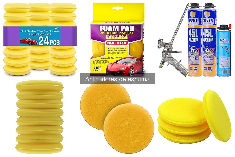 Accesorios esenciales para mejorar aplicadores de espuma