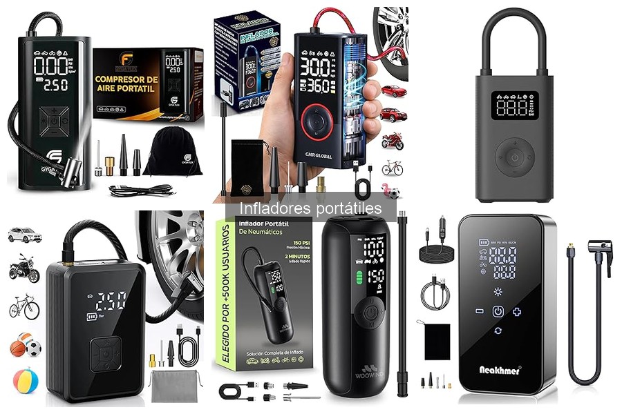 Accesorios imprescindibles para infladores portátiles