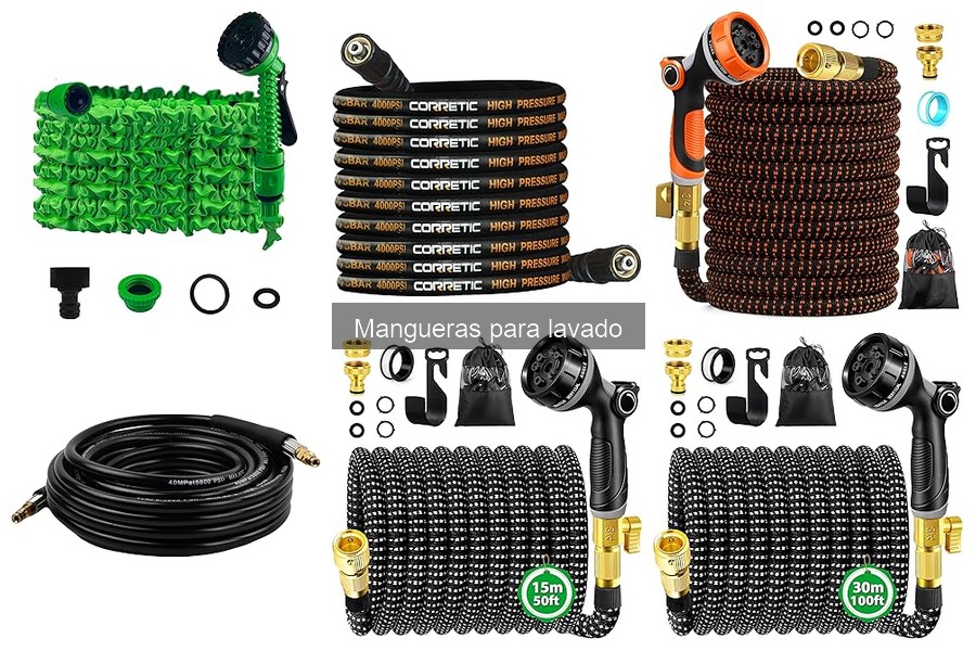 Accesorios imprescindibles para mangueras de lavado