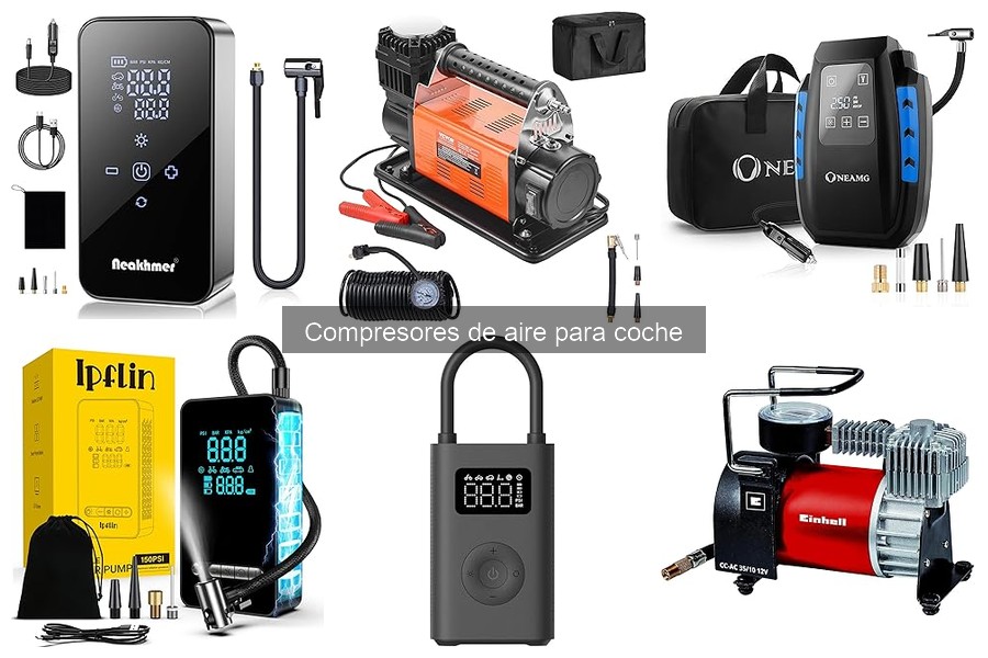 Accesorios útiles para compresores de aire para coche
