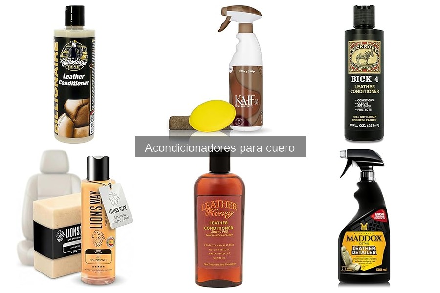 Almacenamiento Efectivo de Acondicionadores para Cuero