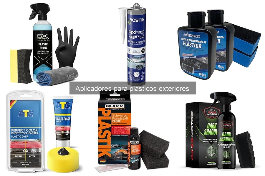 Alternativas a Aplicadores para Plásticos Exteriores del Coche