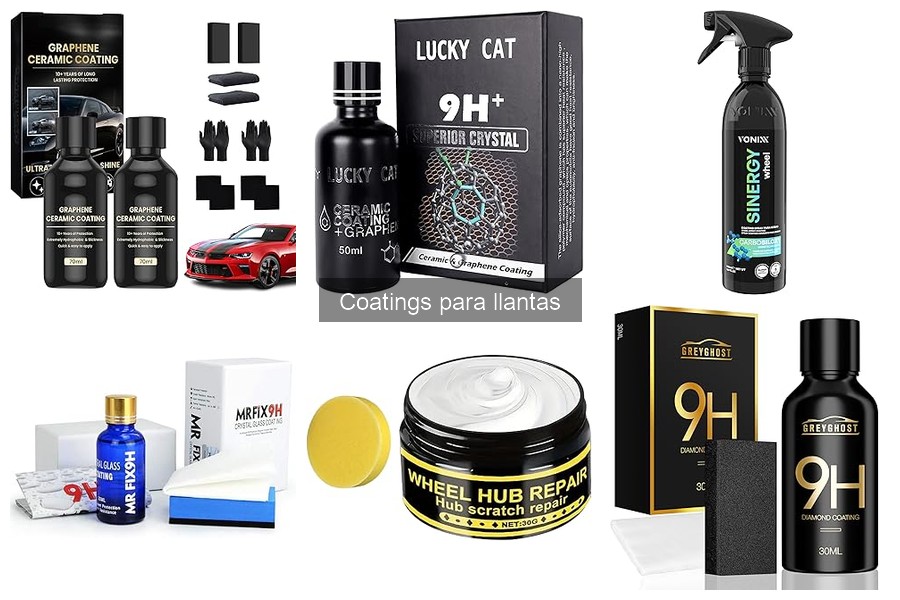 Alternativas a Coatings para Llantas: Ceras y Selladores