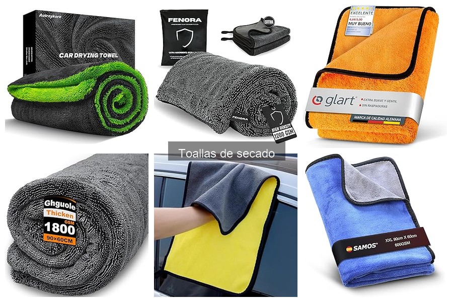 Alternativas a las toallas de secado para coches