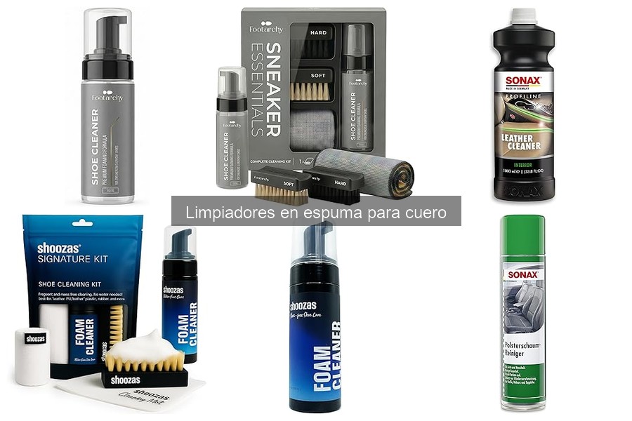 Alternativas a limpiadores en espuma para cuero