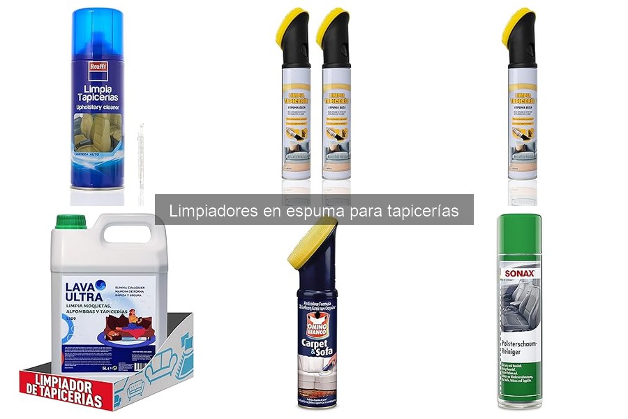 Alternativas a Limpiadores en Espuma para Tapicerías