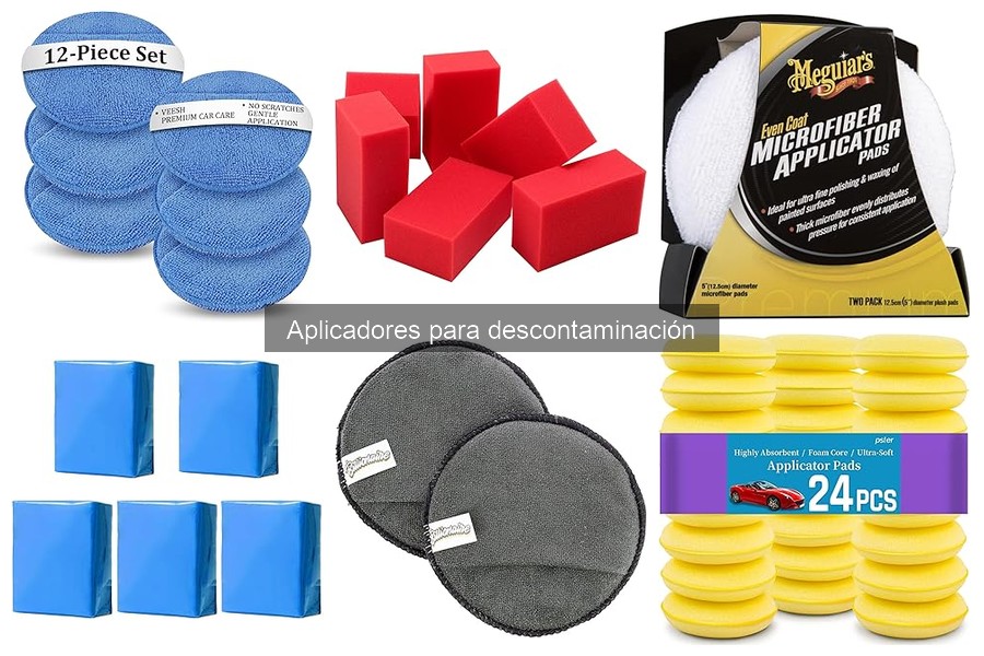 Alternativas a los aplicadores para descontaminación de coches