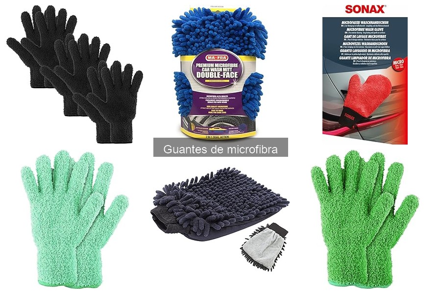 Alternativas a los guantes de microfibra para cuidar tu coche