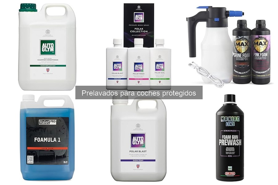 Alternativas a los prelavados para coches protegidos
