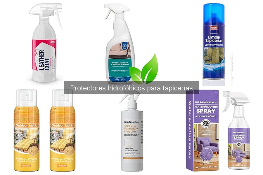 Alternativas a protectores hidrofóbicos para tapicerías