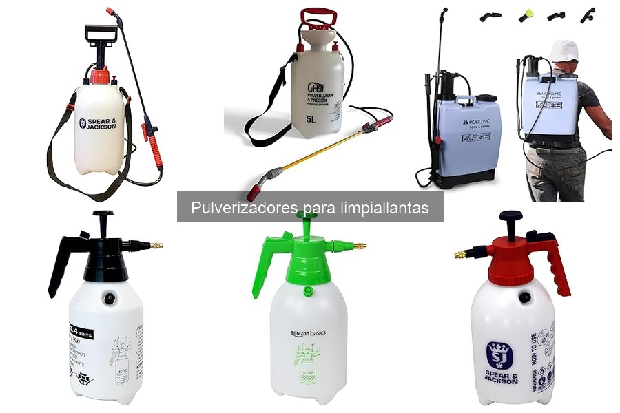 Alternativas a pulverizadores para limpiar llantas