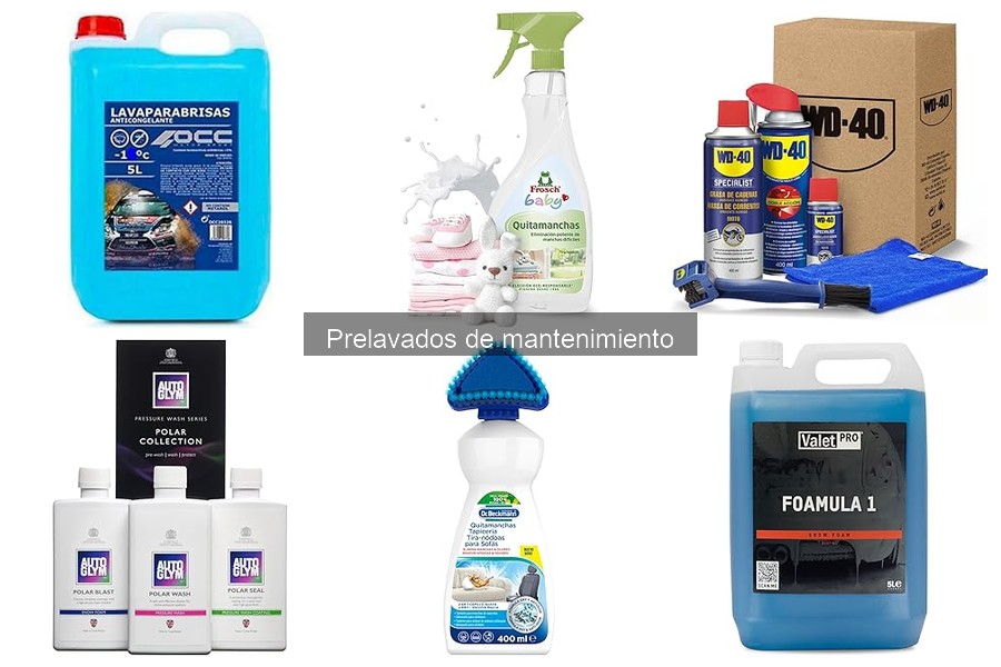 Alternativas al prelavado de mantenimiento para tu coche