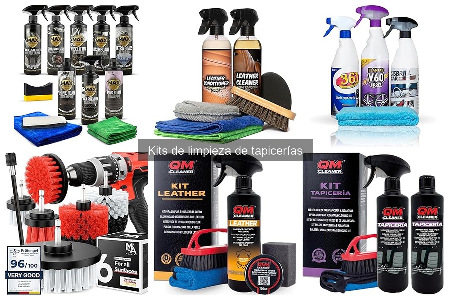Alternativas caseras a kits de limpieza de tapicerías
