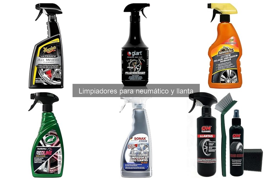 Alternativas caseras a limpiadores de neumáticos y llantas