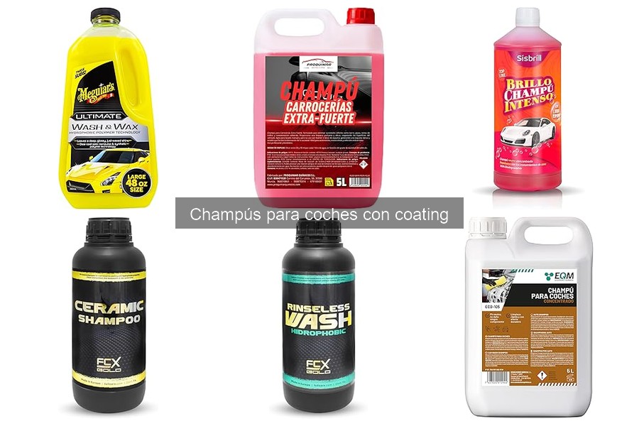 Alternativas efectivas a champús para coches con coating