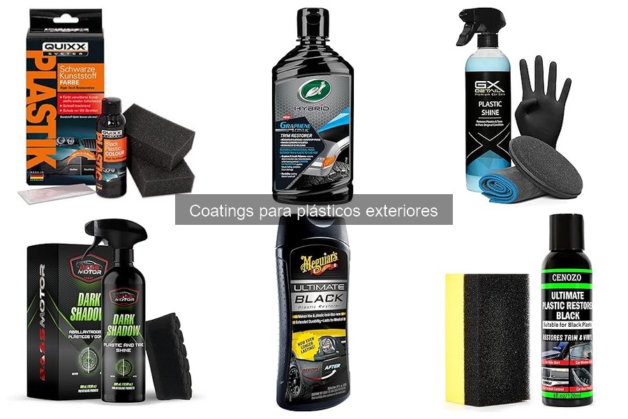 Alternativas Efectivas a Coatings para Plásticos Exteriores