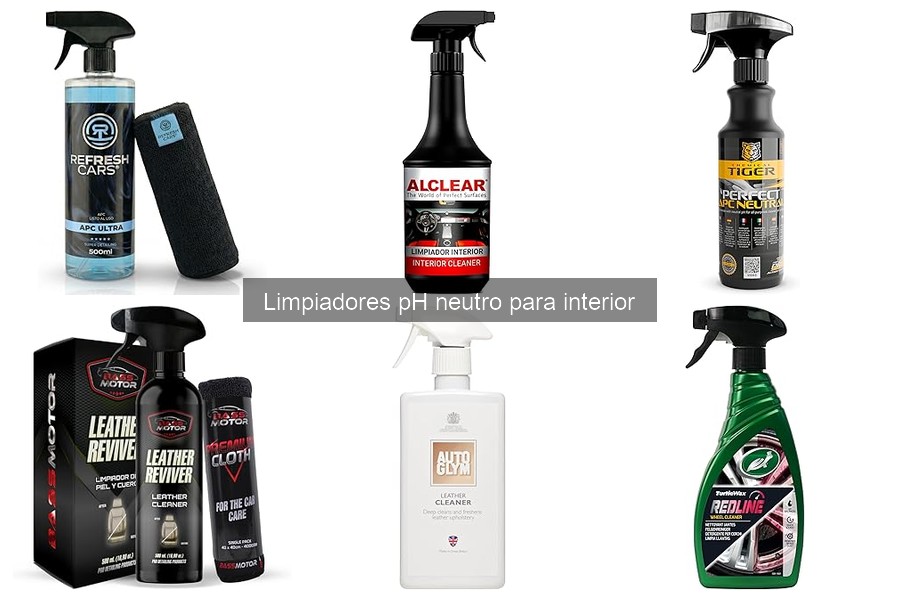 Alternativas efectivas a limpiadores pH neutro para coches
