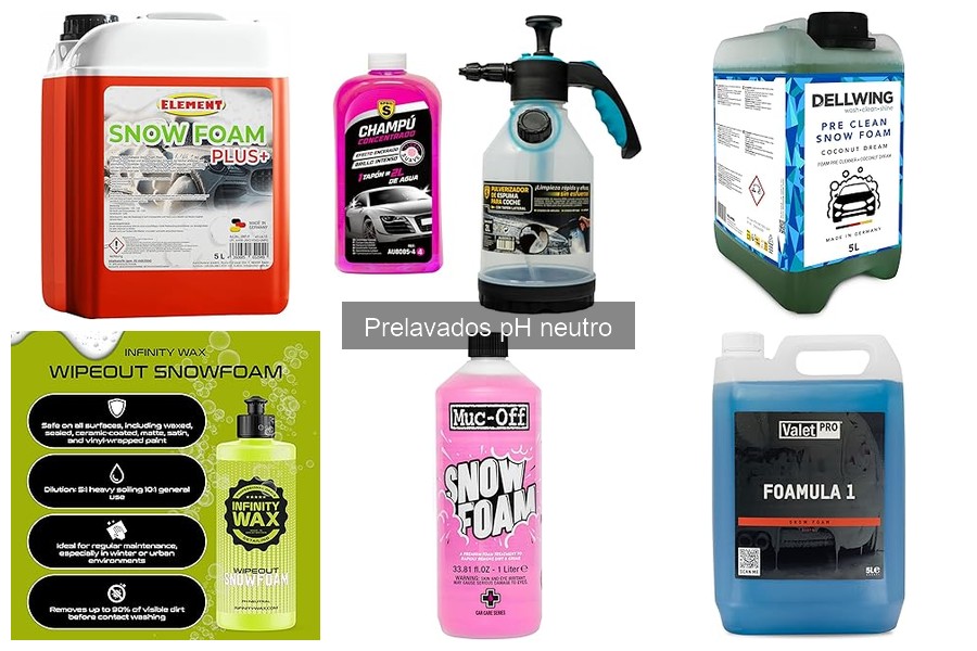 Alternativas Efectivas al Prelavado pH Neutro para tu Coche
