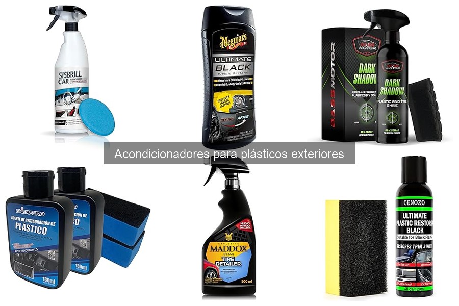 Alternativas naturales a acondicionadores de plásticos exteriores