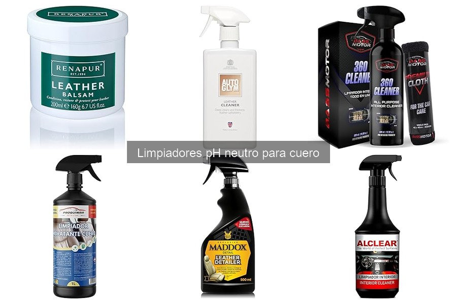Alternativas naturales a limpiadores pH neutro para cuero
