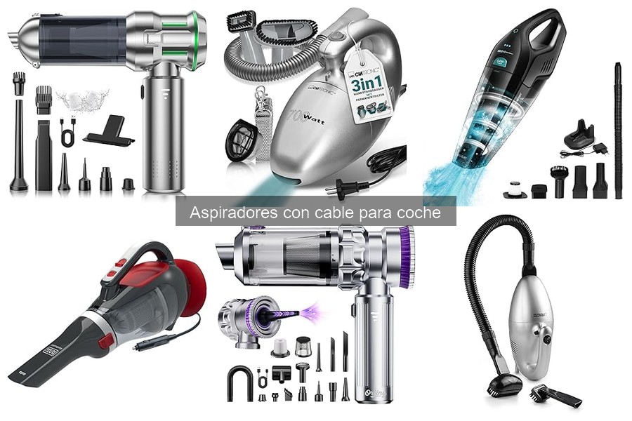 Aspirador con cable para coche: definición y características