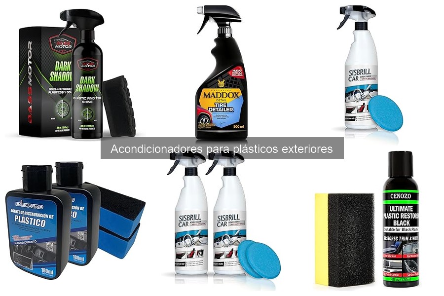Beneficios de los acondicionadores para plásticos exteriores