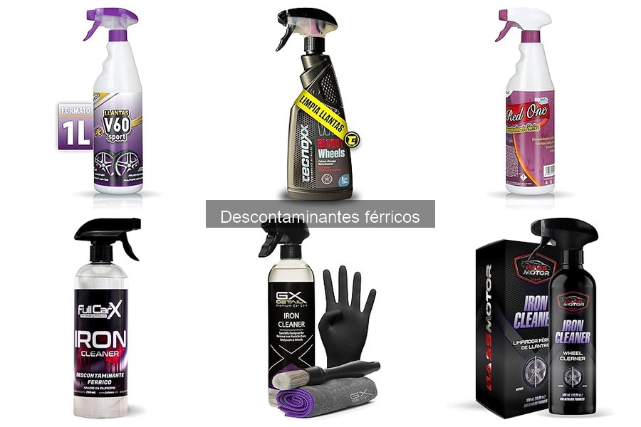 Beneficios de usar descontaminantes férricos en tu coche