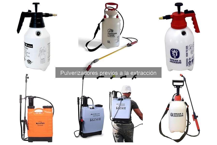 Beneficios de usar pulverizadores antes de la extracción del coche