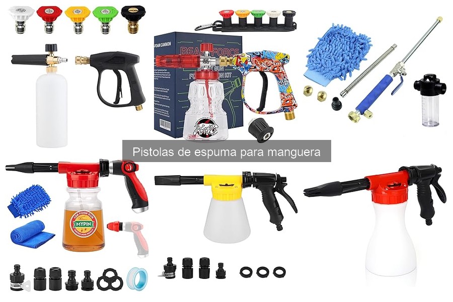 Beneficios de usar una pistola de espuma para manguera