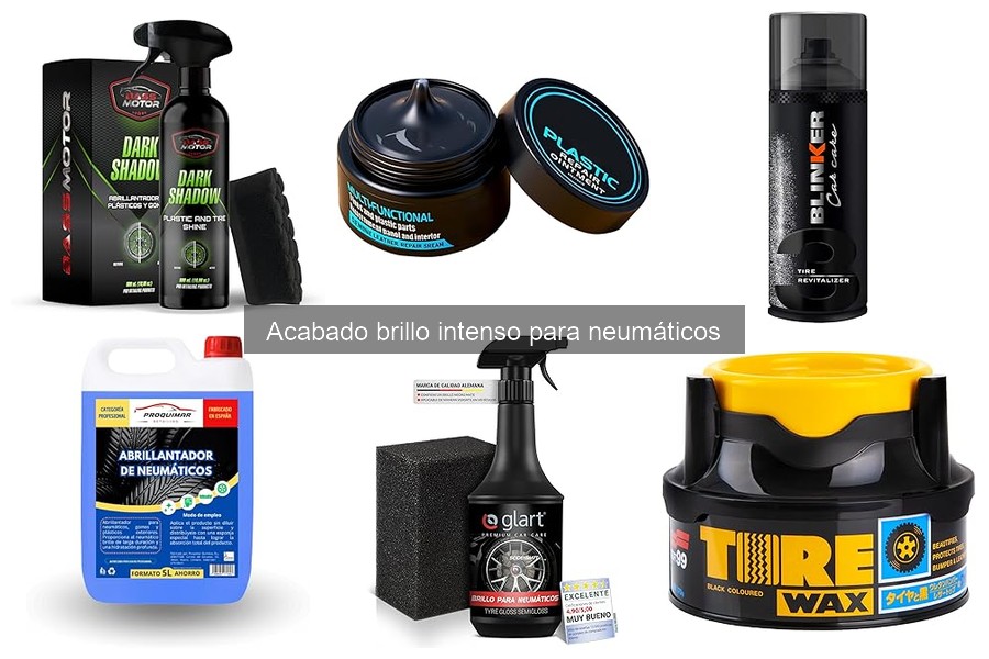 Beneficios del Acabado Brillo Intenso para Neumáticos