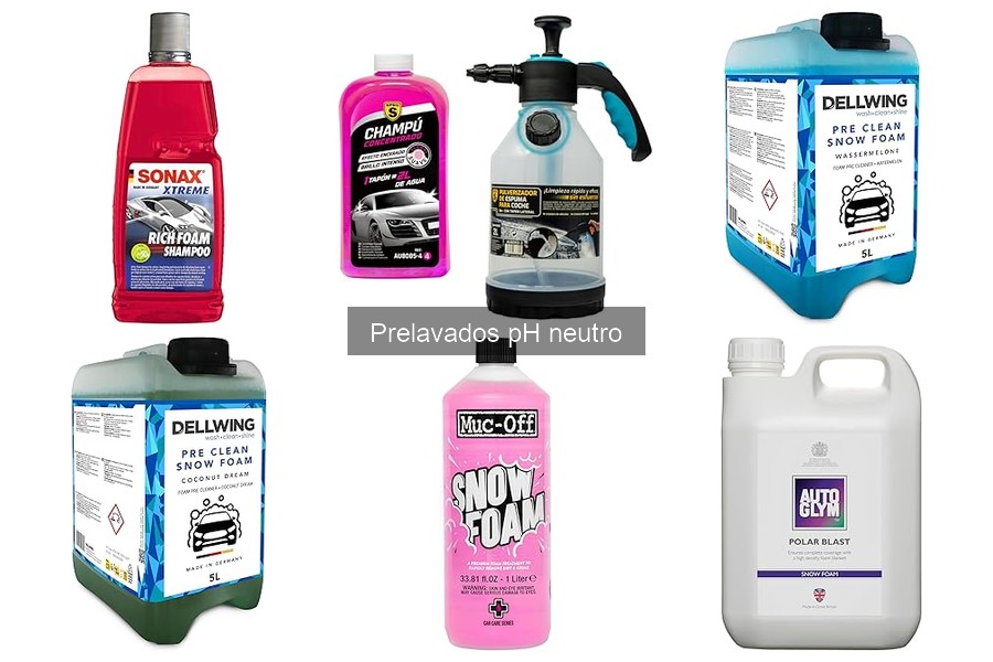 Beneficios del Prelavado pH Neutro para el Cuidado del Coche