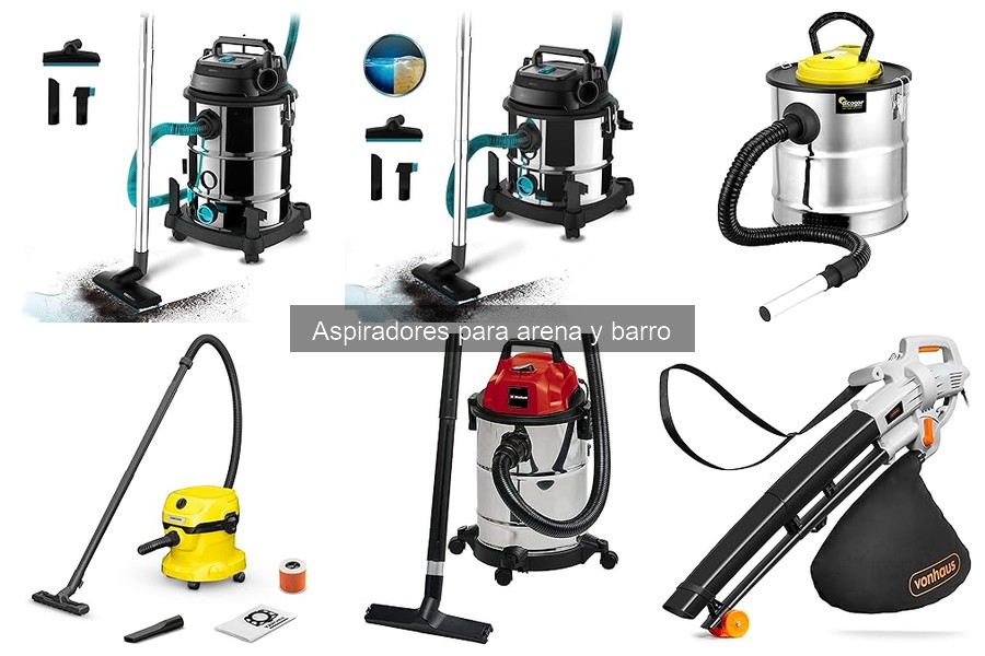 Características esenciales de aspiradores para arena y barro