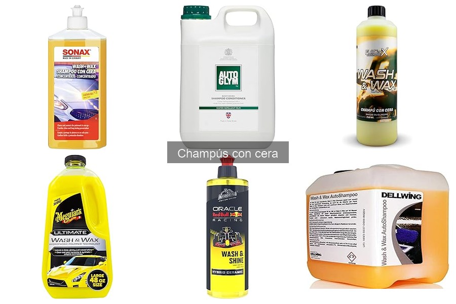 Champús con cera recomendados por expertos para tu coche