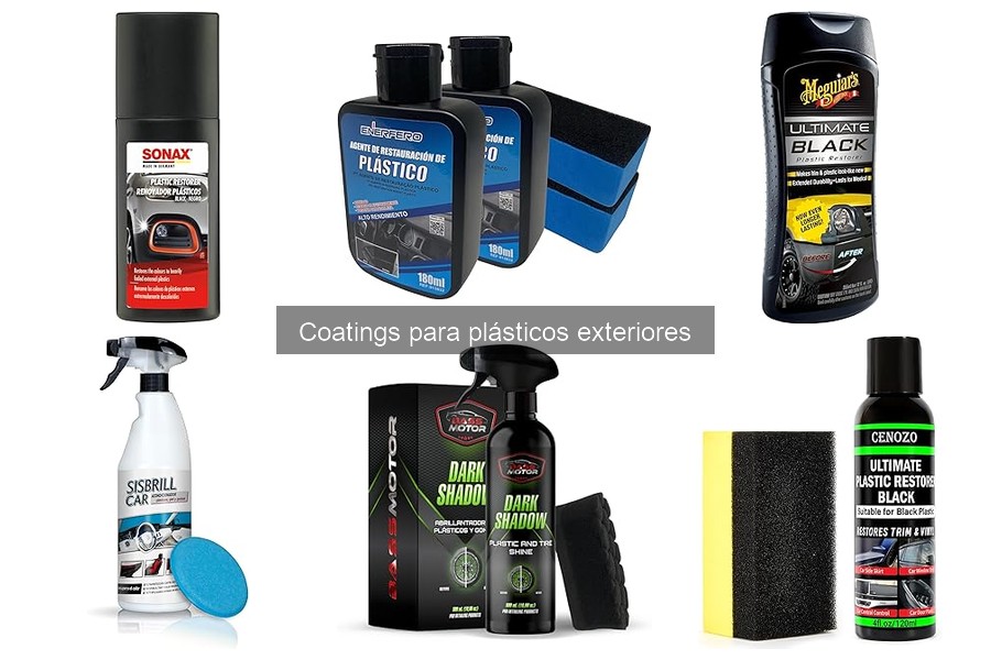 Coatings para plásticos exteriores: Tipos y características