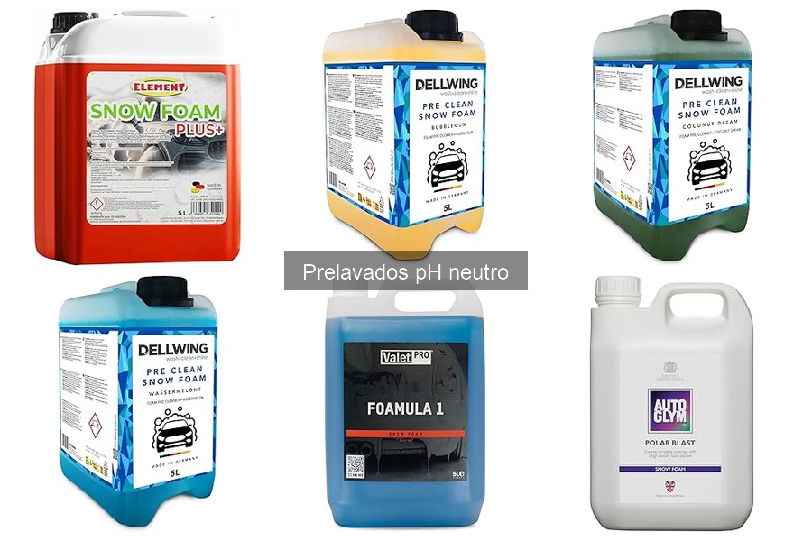 Cómo almacenar correctamente un prelavado pH neutro