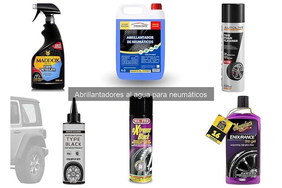 Cómo Aplicar Abrillantadores al Agua para Neumáticos Eficazmente