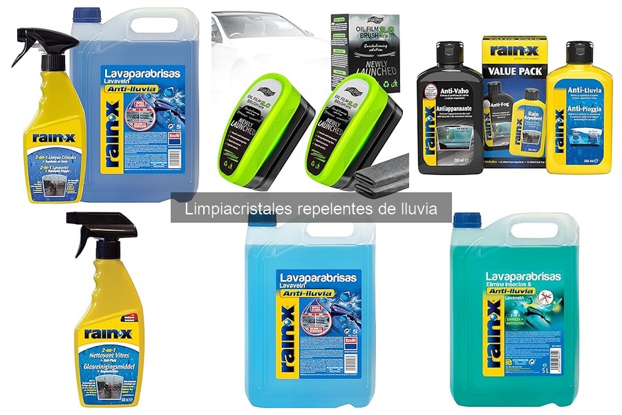 Cómo aplicar limpiacristales repelentes de lluvia correctamente
