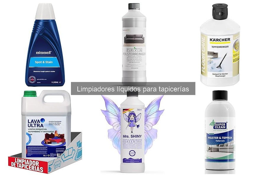 Cómo aplicar limpiadores líquidos para tapicerías correctamente