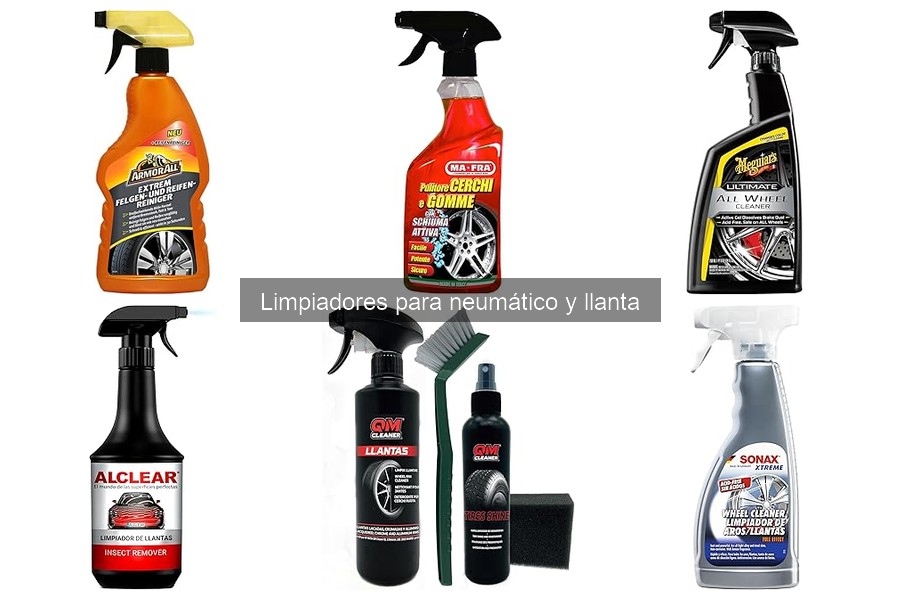 Cómo aplicar limpiadores para neumáticos y llantas correctamente