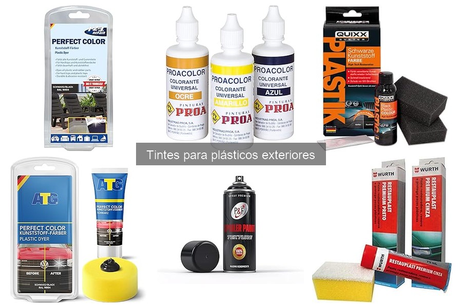 Cómo aplicar tintes para plásticos exteriores correctamente
