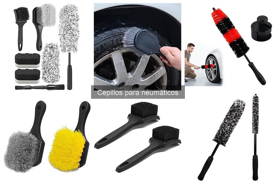 ** Cómo cuidar y mantener cepillos para neumáticos de coche