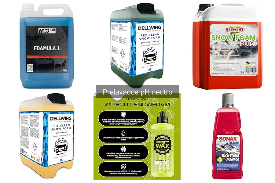 Cómo determinar la concentración ideal del prelavado pH neutro