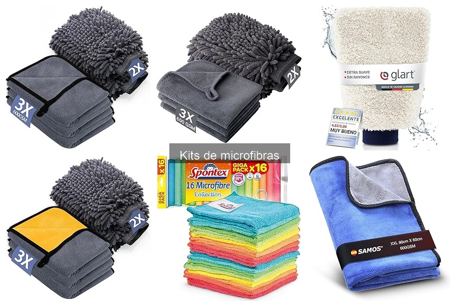 Cómo elegir el mejor kit de microfibras para tu coche