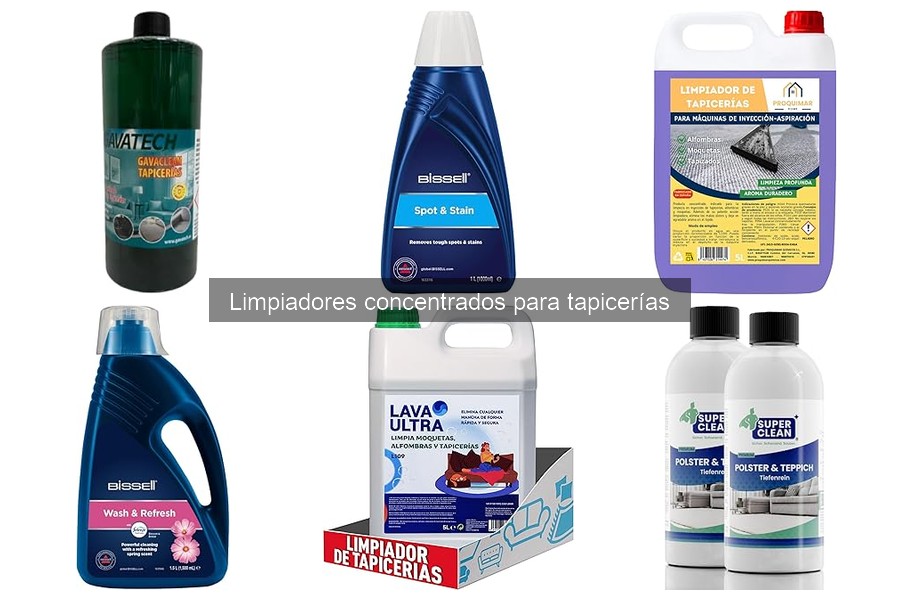 Cómo elegir el mejor limpiador concentrado para tapicerías