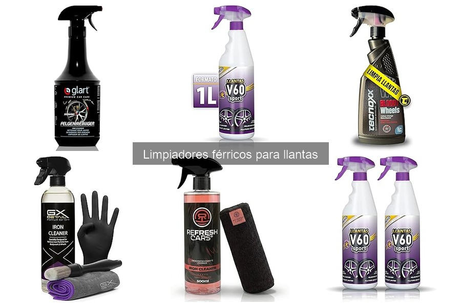 Cómo elegir el mejor limpiador férrico para llantas