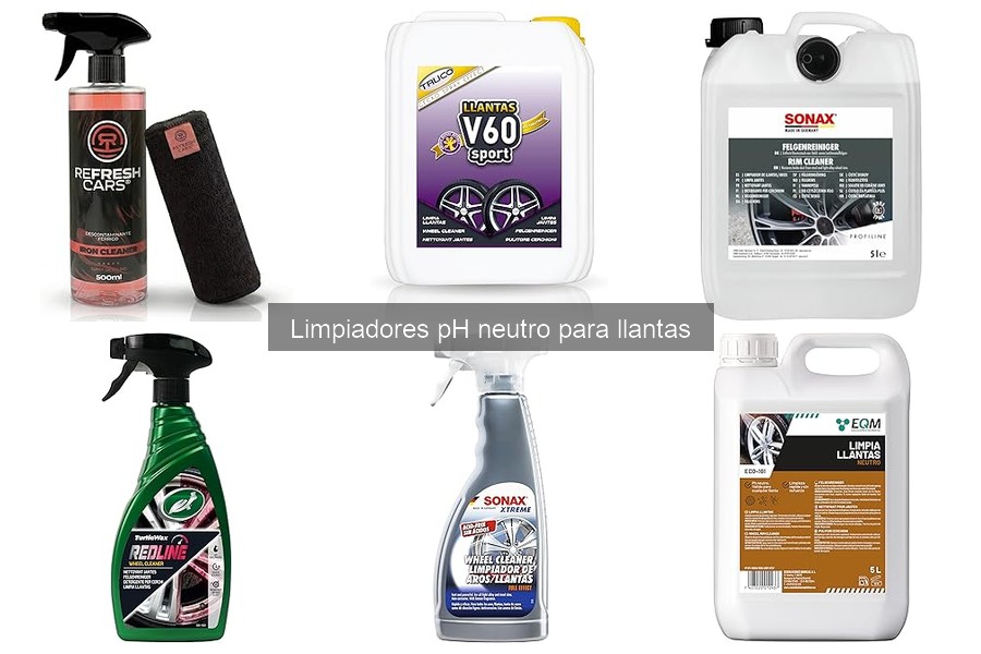 Cómo elegir el mejor limpiador pH neutro para llantas