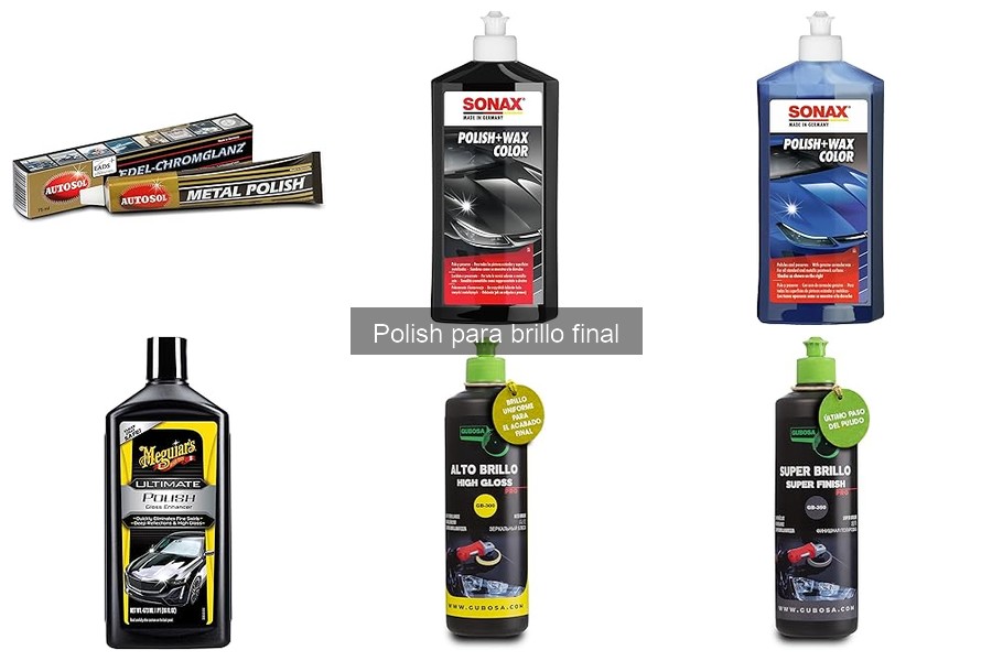 Cómo elegir el polish adecuado para tu pintura de coche